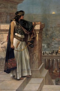 اخر نظرات الملكة زنوبيا على تدمر، بريشة غستاف شمالتس (Original on exhibit, Art Gallery of South Australia, Adelaide)