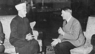 الحاج امين الحسيني يلتقي بأدولف هيتلر، ديسمبر 1941 (CC BY-SA Heinrich Hoffmann, Bundesarchiv, Wikipedia)
