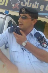 صورة غير مؤرخة لأمجد سكري، من عناصر قوات الامن الفلسطينية الذي اطلق النار على حاجز عسكري في الضفة الغربية، مصيبا ثلاثة جنود في 31 يناير 2016 (screen capture: Twitter)