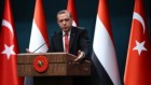 الرئيس التركي رجب طيب أردوغان خلال مؤتمر صحفي مشترك مع الرئيس اليمني في القصر الرئاسي في أنقرة، 16 فبراير، 2016. (AFP / ADEM ALTAN)