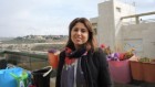 المحامية إنصاف أبو شارب، 34 عاما، من منظمة ‘إيتاخ-معلك’، تعمل بل كلل من أجل فرض القانون كطريقة للحد من ظاهرة تعدد الزوجات في المجتمع البدوي. (Melanie Lidman/Times of Israel) 