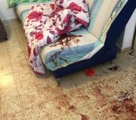 صورة لموقع الهجوم الدامي في مستوطنة حلميش في الضفة الغربية في 21 يوليو، 2017. (IDF Spokesperson) 