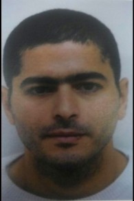 نشأت ملحم، المشتبه بتنفيذ هجوم اطلاق نار في تل ابيب في 1 يناير 2016 (Israel Police)