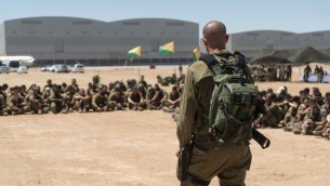 افراد وحدة ’ايغوز’ يشاركون في تدريب عسكري في قبرص، يونيو 2017 (IDF Spokesperson’s Unit)