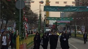 نمایش موشک‌های بالستیک و ماهواره‌بر در راهپیمایی 22 بهمن تهران
