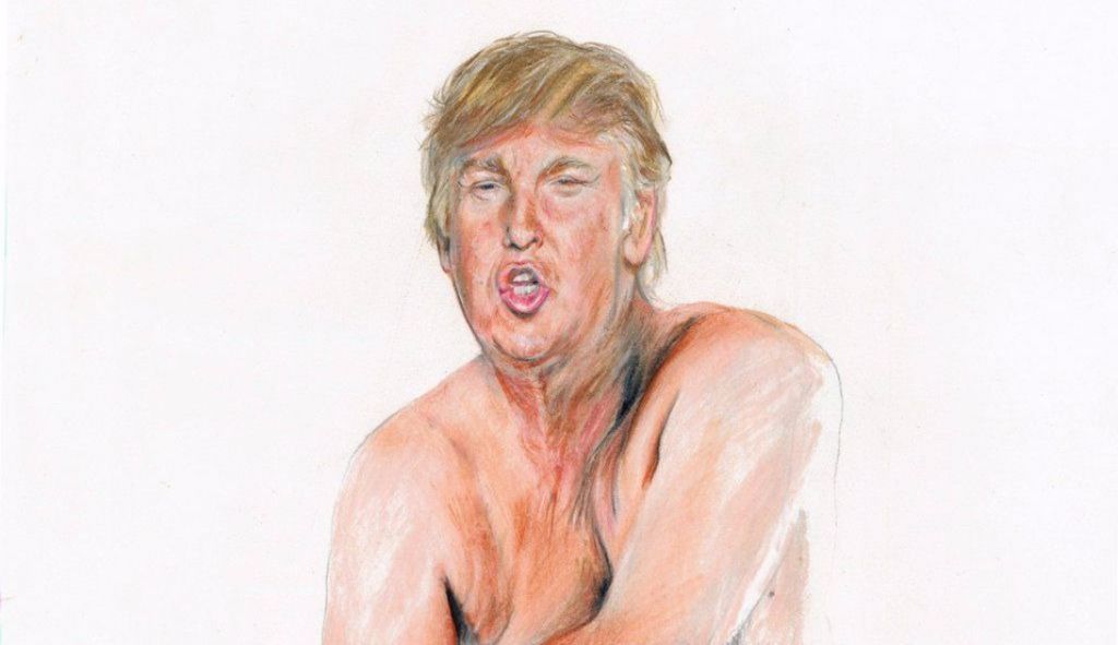 Unflattering Nude Trump Painting Goes On Show In London The Times Of