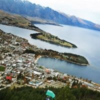 QUEENSTOWN, NEW ZEALAND.  Photographer Ingrid Shakenovsky comments: Take the gondola up Bob's Peak overlooking Queenstown for spectacular panoramic photos. To capture the lake and mountain ranges, use a wide-angle lens to capture the sense of space.