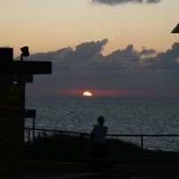 Sunset in Netanya, Israel, in October 2009.
Photo entered by Merv Barnett of Carnegie, Victoria. Sunset in Netanya, Israel, in October 2009.
Photo entered by Merv Barnett of Carnegie, Victoria.