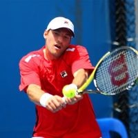 Israel's Jonathan Erlich in action in the men’s doubles at the Australian Open 2010. Photo: Peter Haskin Israel's Jonathan Erlich in action in the men’s doubles at the Australian Open 2010. Photo: Peter Haskin