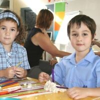 The King David School. Prep students Charley Cowen and Jordyn Rothfield.