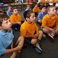 Yeshivah College. Prep class. Photo: Peter Haskin