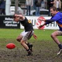 5-9-10. AJAX v Beaumaris. VAFA 2nd Semi Final at Trevor Barker Oval, Sandringham. Photo: Peter Haskin. 5-9-10. AJAX v Beaumaris. VAFA 2nd Semi Final at Trevor Barker Oval, Sandringham. Photo: Peter Haskin.