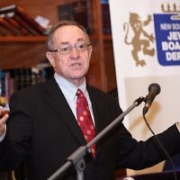 Alan Dershowitz at the NSW Board of Deputies . Photo: Giselle Haber