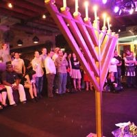 Young Adult Chabad celebrated Chanukah at the Beach Road Hotel in Bondi. PHOTO: Ingrid Shakenovsky