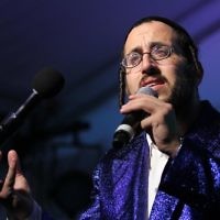 Chanukah in the Park 2010. Lipa Schmeltzer. Photo: Peter Haskin