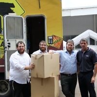 Chabad of RARA deliver goods to the flood victims of Toowoomba. Photo: Dalia Sable Chabad of RARA deliver goods to the flood victims of Toowoomba. Photo: Dalia Sable