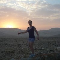 Lauren Jenkins of East Bentleigh, Victoria sent this photo taken at sunrise in the Negev in July 2010.