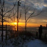 Simi Lewin of Brighton entered this photo of sunrise in New York.