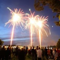 Fireworks at a previous Chanukah in the Park event. Photo: Peter Haskin