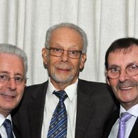 snooker dinner 2010. Len – David & Ron Winestone