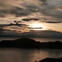 Rebekah Halprin entered this photo taken at sunset at Lake Titicaca, Bolivia in January 2011.