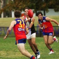 AJAX football. Round 1, 2011 vs Fitzroy. 9-4-11. Photo: Peter Haskin