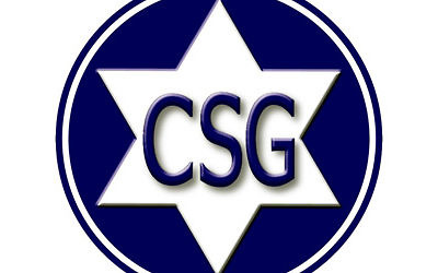 The Community Security Group logo.