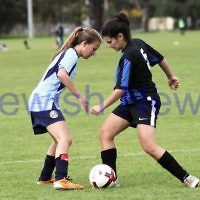 15-5-11. Soccer. Maccabi Women v Box Hill. Photo: Peter Haskin