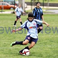 15-5-11. Soccer. Maccabi Women v Box Hill. Photo: Peter Haskin