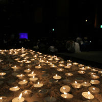 Yom Hazikaron 2011. Robert Blackwood Hall, Monash University. Photo: Peter Haskin