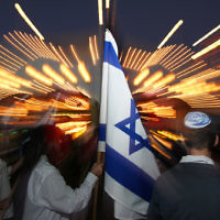 Yom ha atzmaut 2011. Celebrations at Luna Park for Israel's 63rd birthday. Photo: Peter Haskin