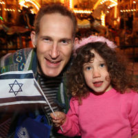 Yom ha atzmaut 2011. Celebrations at Luna Park for Israel's 63rd birthday. Photo: Peter Haskin
