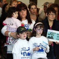 Solidarity Rally at Caulfield Park Pavillion to mark 5 years of Gilad Shalit in captivity. Photo: Peter Haskin