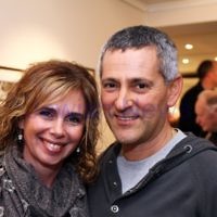 17-7-11. Opening of the Lex Mrocki "Seen and Unseen" photographic exhibtion at Melbourne's Jewish Museum. Tracey and Harold Sternfeld. Photo: Peter Haskin