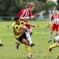 3-7-11. Maccabi Nth Caulfield Soccer Club v Waverley. Photo: Peter Haskin 3-7-11. Maccabi Nth Caulfield Soccer Club v Waverley. Photo: Peter Haskin