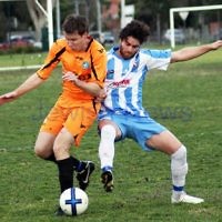 24-7-11. North Caulfield Maccabi v Nunawading City. Photo: Peter Haskin