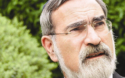 Rabbi Jonathan Sacks.