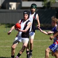 28-8-11. AJAX U 11 Comets grand final v East Malvern. Photo: Peter Haskin