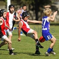 28-8-11. AJAX U 11 Comets grand final v East Malvern. Photo: Peter Haskin