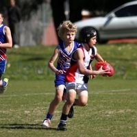 28-8-11. AJAX U 11 Comets grand final v East Malvern. Photo: Peter Haskin
