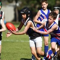 28-8-11. AJAX U 11 Comets grand final v East Malvern. Photo: Peter Haskin