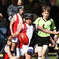 28-8-11. AJAX U 11 Comets grand final v East Malvern. Photo: Peter Haskin