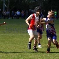 28-8-11. AJAX U 11 Comets grand final v East Malvern. Photo: Peter Haskin