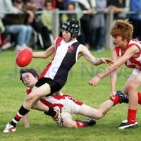 28-8-11. AJAX Under 12 Jets premiers 2011, defeating Mordialloc Braeside. Photo: Peter Haskin