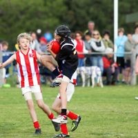 28-8-11. AJAX Under 12 Jets premiers 2011, defeating Mordialloc Braeside. Photo: Peter Haskin