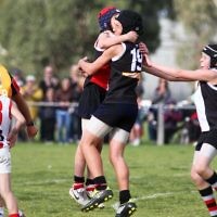 28-8-11. AJAX Under 12 Jets premiers 2011, defeating Mordialloc Braeside. Photo: Peter Haskin