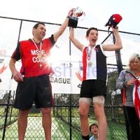 28-8-11. AJAX Under 12 Jets premiers 2011, defeating Mordialloc Braeside. Coach and captain, Wade Williams. Photo: Peter Haskin