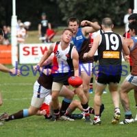 17-9-11. AJAX 2nds defeat Ormond in the grand final at Trevor Barker Oval, Sandringham. Photo: Peter Haskin