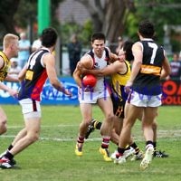 17-9-11. AJAX  defeats Werribee in the C Section grand final at Trevor Barker Oval, Sandringham. Photo: Peter Haskin