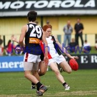 17-9-11. AJAX  defeats Werribee in the C Section grand final at Trevor Barker Oval, Sandringham.  Photo: Peter Haskin